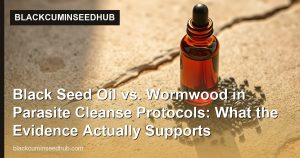 Black Seed Oil vs. Wormwood in Parasite Cleanse Protocols: What the Evidence Actually Supports